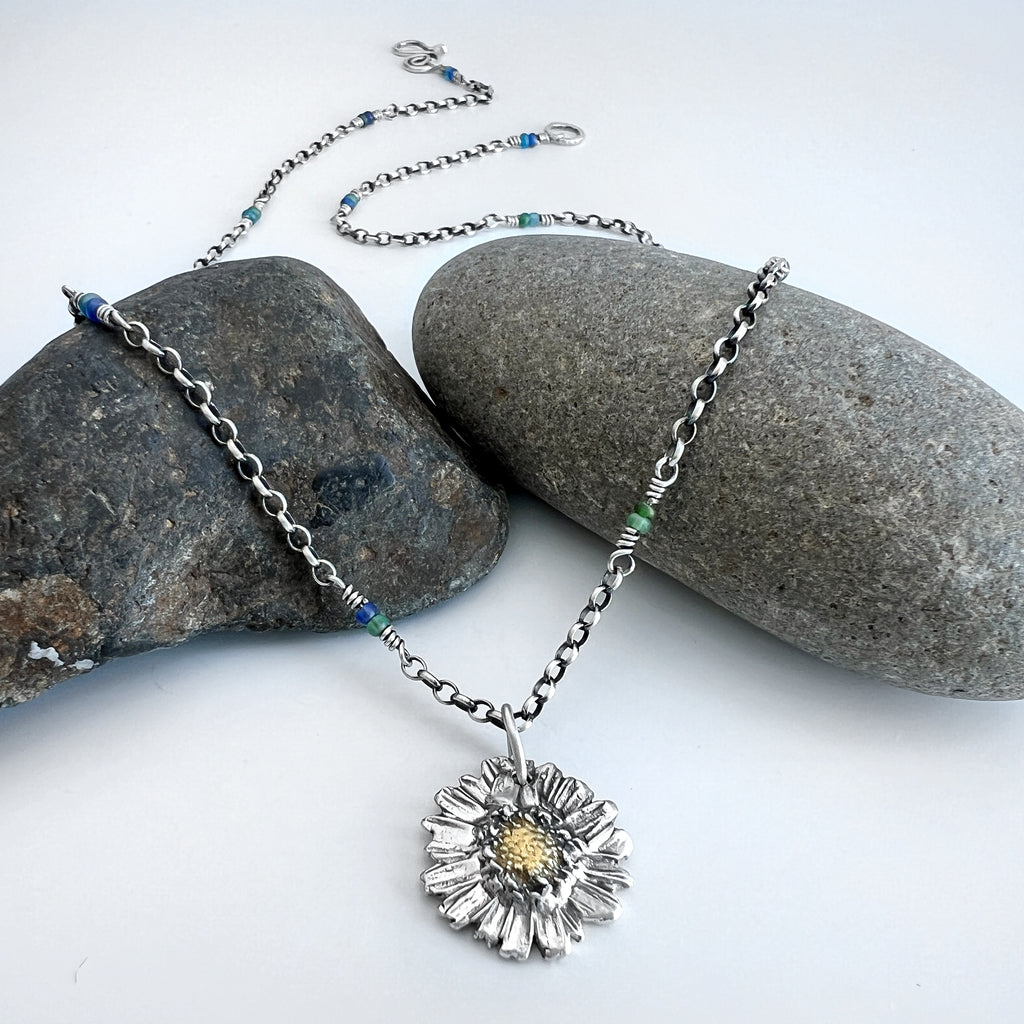 Aster Flower Necklace