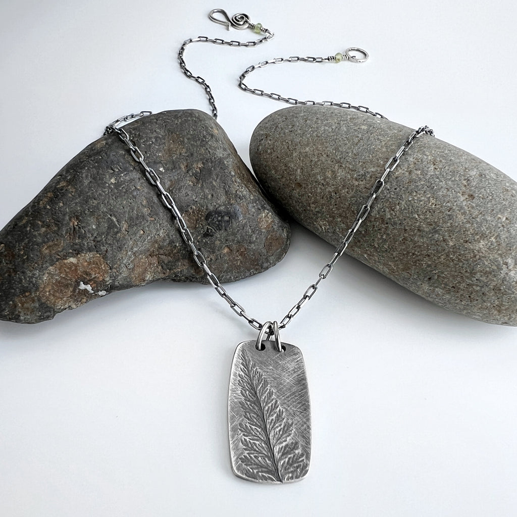 Rustic Fern Pendant 2
