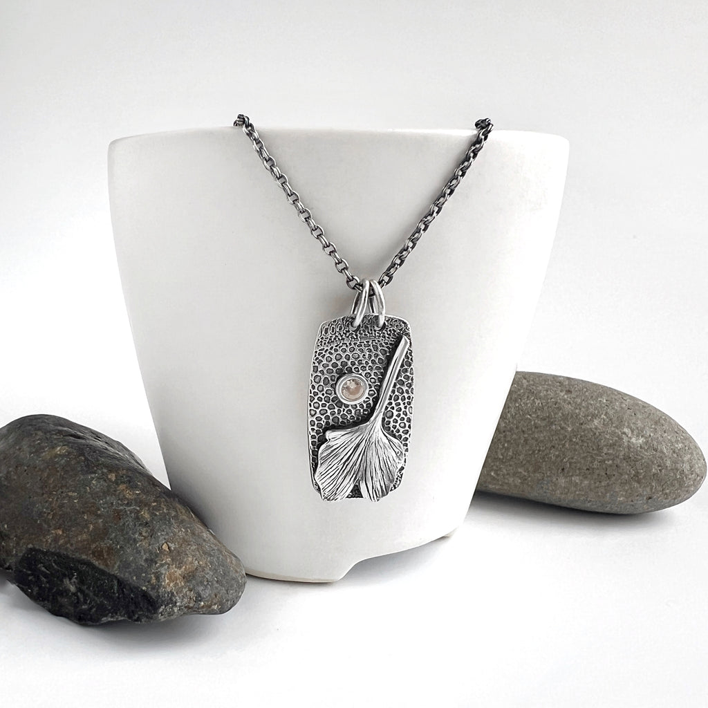 Ginkgo Love Pendant Small