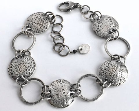 Silver Sea Urchin Bracelet