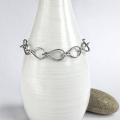 Teardrop Silver Bracelet