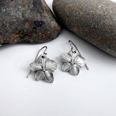Hydrangea Flower Earrings