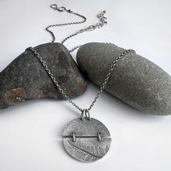 Round Fern Frond Necklace
