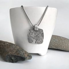 Square Ginkgo Pendant 2