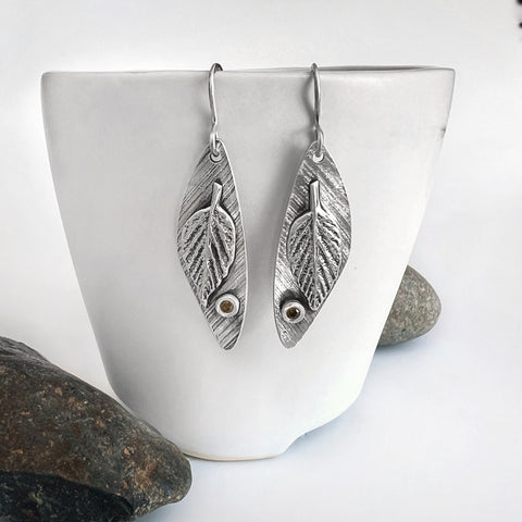 Free Form Corylopsis Earrings