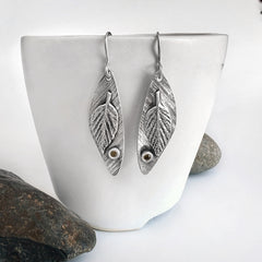 Free Form Corylopsis Earrings