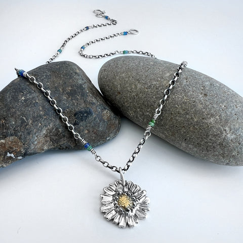 Aster Flower Necklace