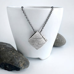Reversible Botanical Pendant