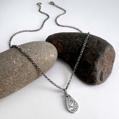 Golden Rain Charm Necklace