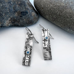 Asymmetrical Silver Earrings