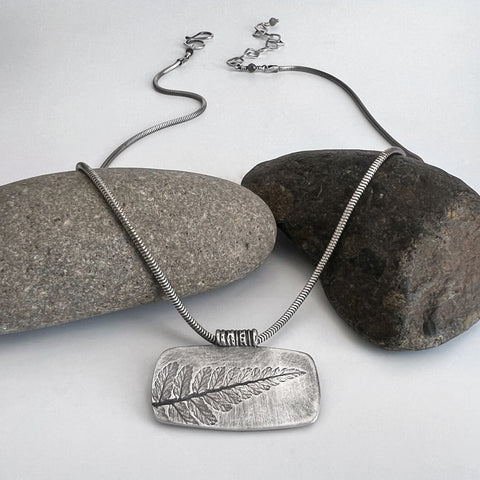 Rustic Fern Necklace