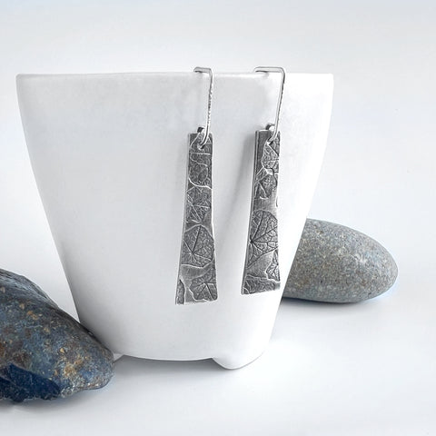 Silver Nasturtium Earrings