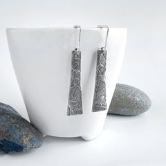 Silver Nasturtium Earrings