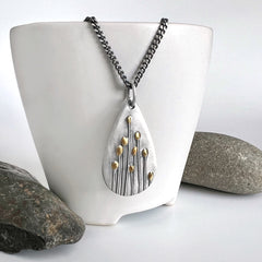Poppy Teardrop Necklace
