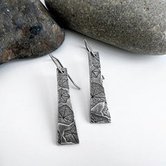 Silver Nasturtium Earrings