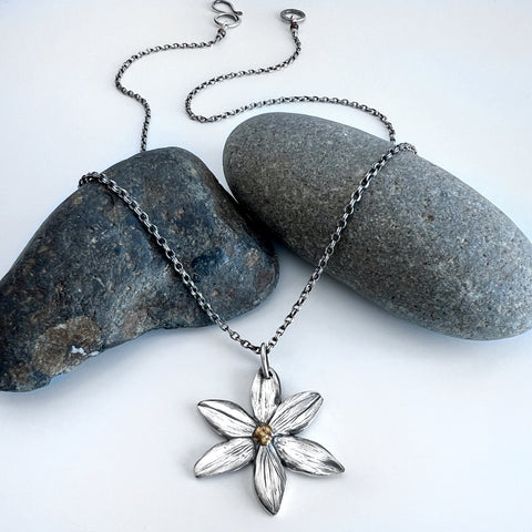 Rosy Posy Flower Necklace