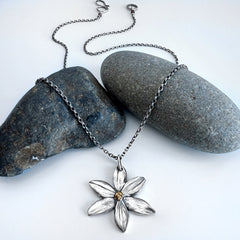 Rosy Posy Flower Necklace