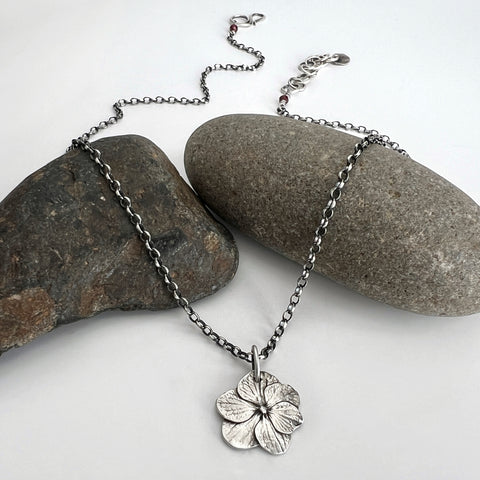 Hydrangea Flower Necklace