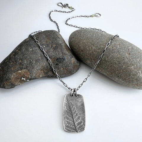Rustic Fern Pendant 2