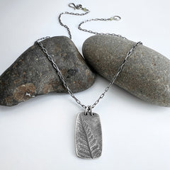 Rustic Fern Pendant 2