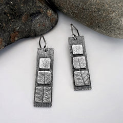 Silver Fern Earrings