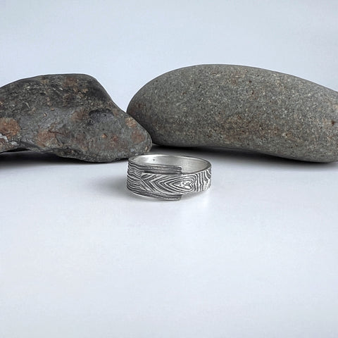 Textured Wrap Around Ring