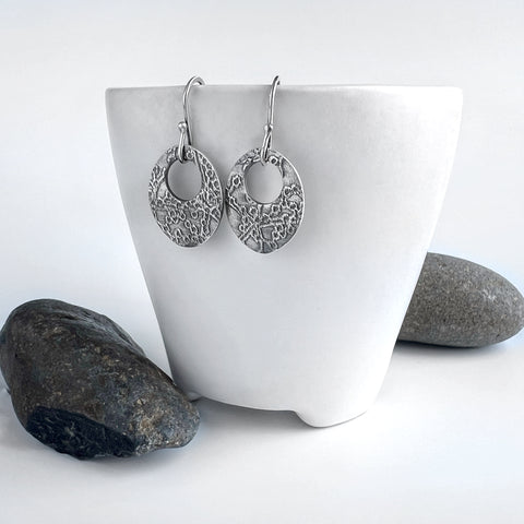 Cherry Blossom Print Earrings