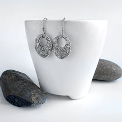 Cherry Blossom Print Earrings