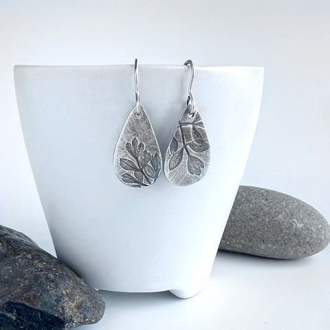 Botanical Teardrop Earrings