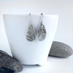 Botanical Teardrop Earrings