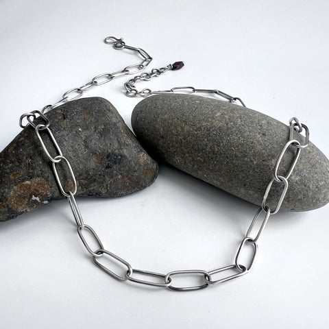 Paper Clip Chain Necklace