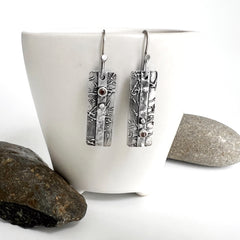 Silver Asymmetrical Earrings