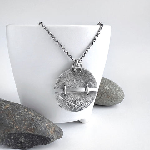 Round Fern Frond Necklace