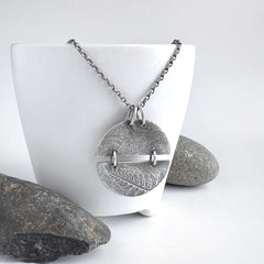Round Fern Frond Necklace