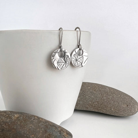 Tiny Nasturtium Earrings