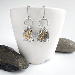 Golden Sambucus Dangle Earrings