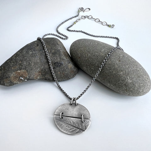 Round Fern Frond Necklace