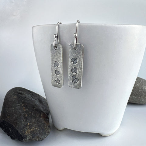Three Hearts Earrings