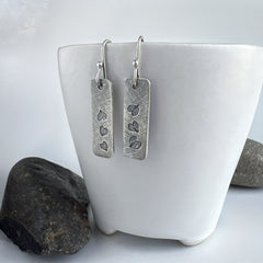 Three Hearts Earrings