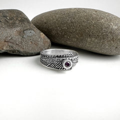 Textured Wrap Around Ring