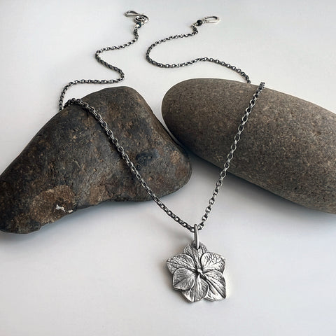 Hydrangea Flower Necklace