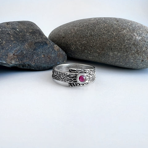 Textured Wrap Around Ring