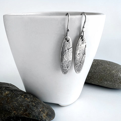 Meadow Rue Oval Earrings