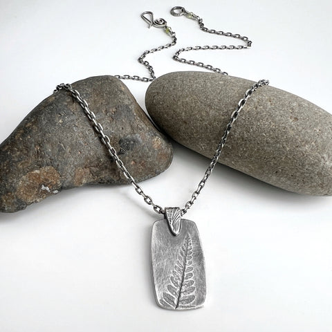 Rustic Fern Pendant 2