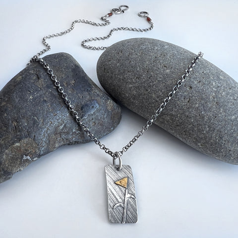 Gold Tulip Necklace