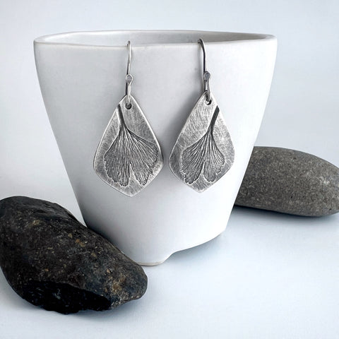 Ginkgo Dangle Earrings