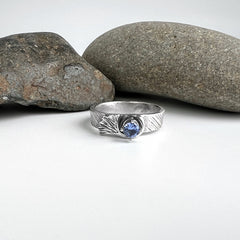 Tanzanite Leaf Ring