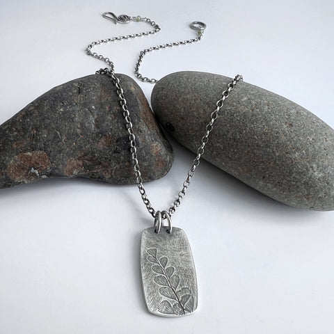 Maiden Hair Fern Necklace