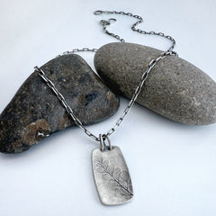 Maiden Hair Fern Necklace