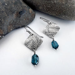 Blue Topaz Earrings